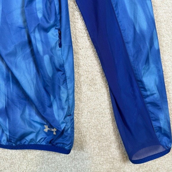 Under Armour Womens Small Stunner Lightweight Mesh Running Full Zip Jacket - Picture 4 of 8